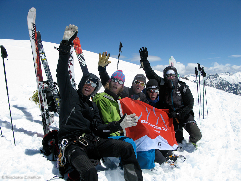 Team au sommet du Red Apple source Stéphane Schaffter ©